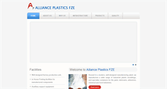 Desktop Screenshot of allianceplasticsuae.com